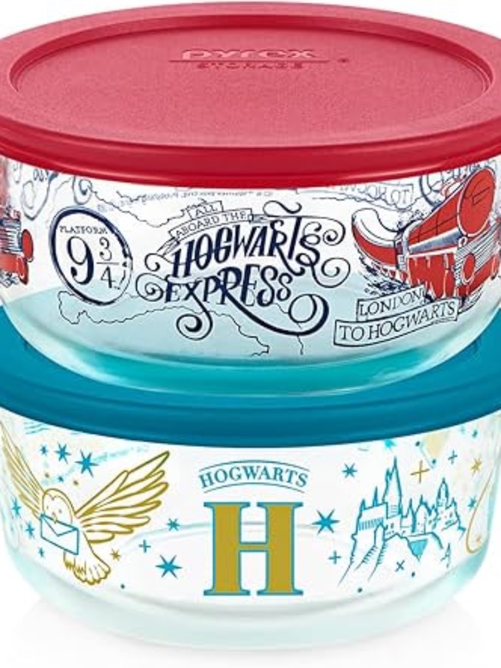 Pyrex Harry Potter 8-Piece Glass Storage Set